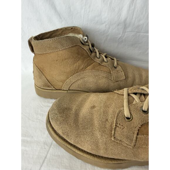 UGG Bethany Women’s Chestnut Sheepskin Suede Boots, Size 9, Cozy Winter Style - Picture 6 of 10
